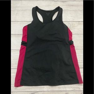 CHAMPION Pink and black Racerback TANK TOP Shirt Womens Size Medium